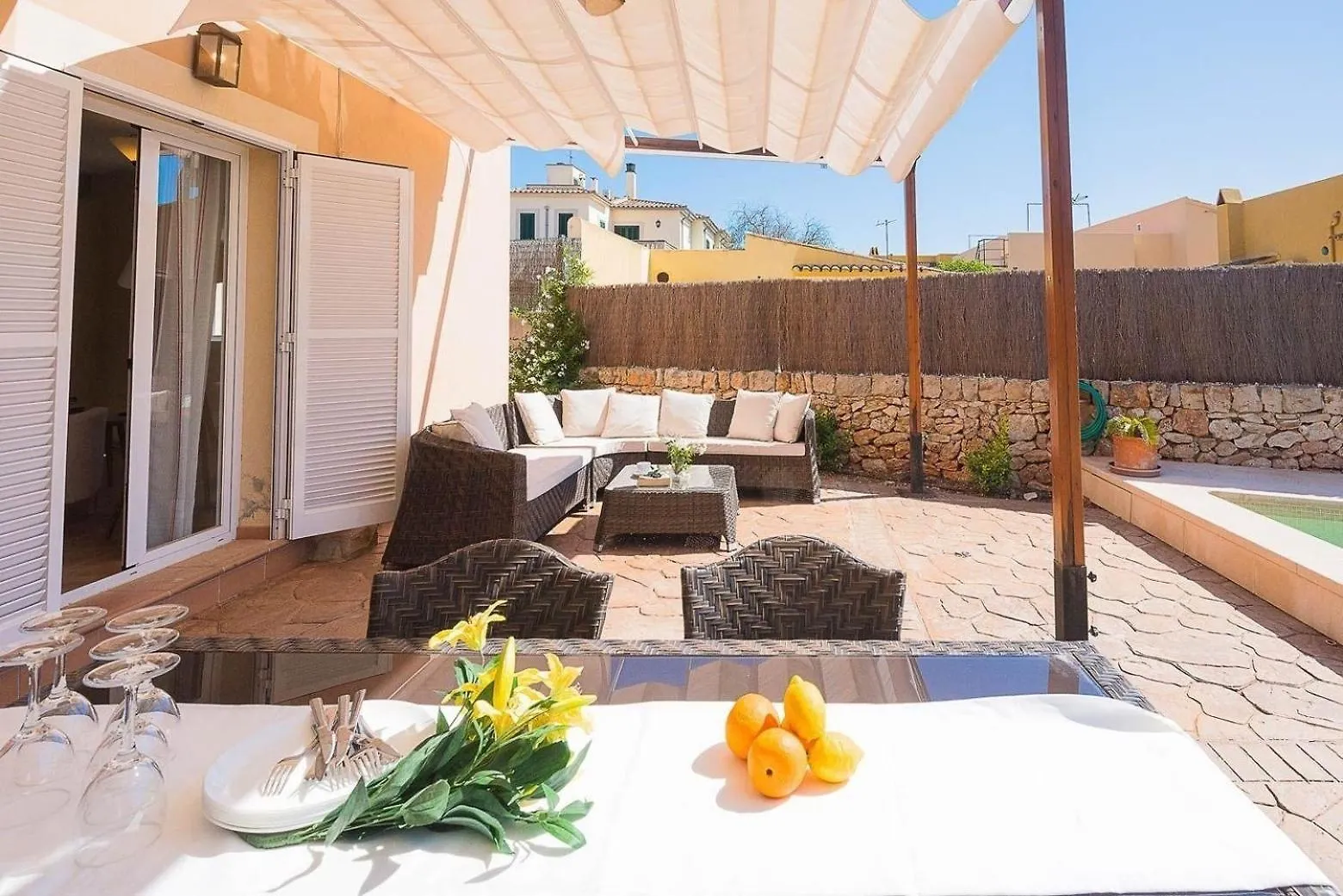 Ferienhaus Mit Privatpool Fuer 6 Personen Ca 120 M In Sa Rapita, Balearen Mallorca
