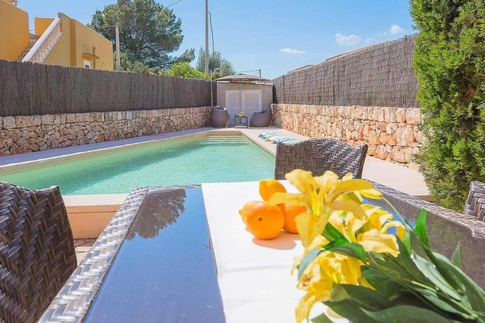 בית נופש Ferienhaus Mit Privatpool Fuer 6 Personen Ca 120 M In Sa Rapita, Balearen Mallorca